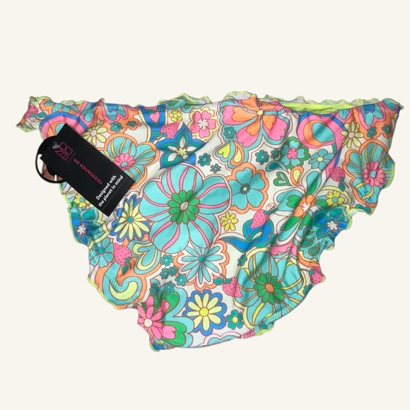 BNWT No Boundaries Vibrant Floral Bikini Bottoms (Floral Dream, XL(15-17)) - Picture 2 of 9